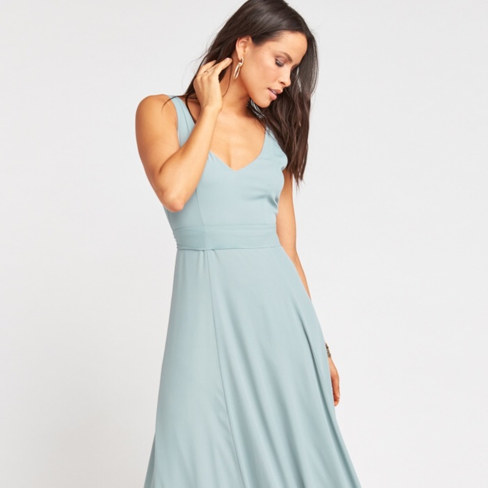 Jenn Maxi Dress in Silver Sage